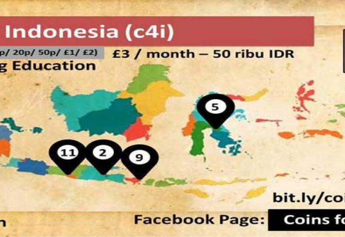 Kumpulkan Koin Bantu Biaya Siswa Indonesia